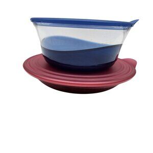 Tupperware sheerly elegant Bowl & pie Dessert bowl. NEW